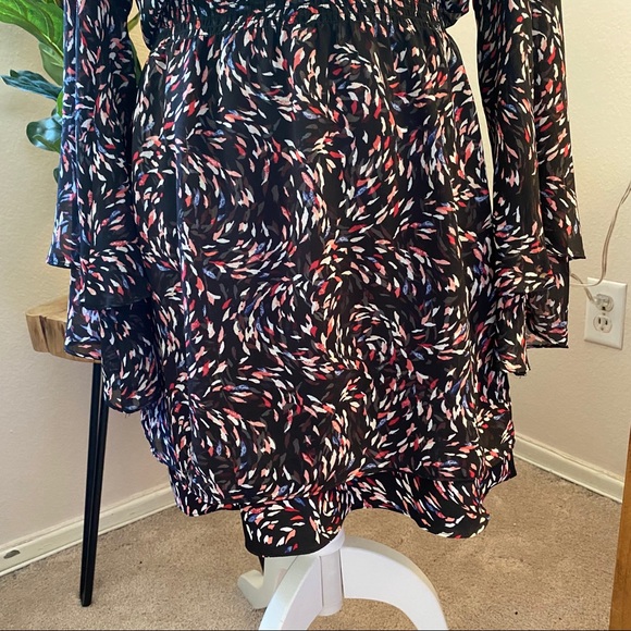 WHBM Scattered Print Boho Dress - Picture 7 of 12